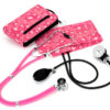 blood pressure cuff and stethoscope